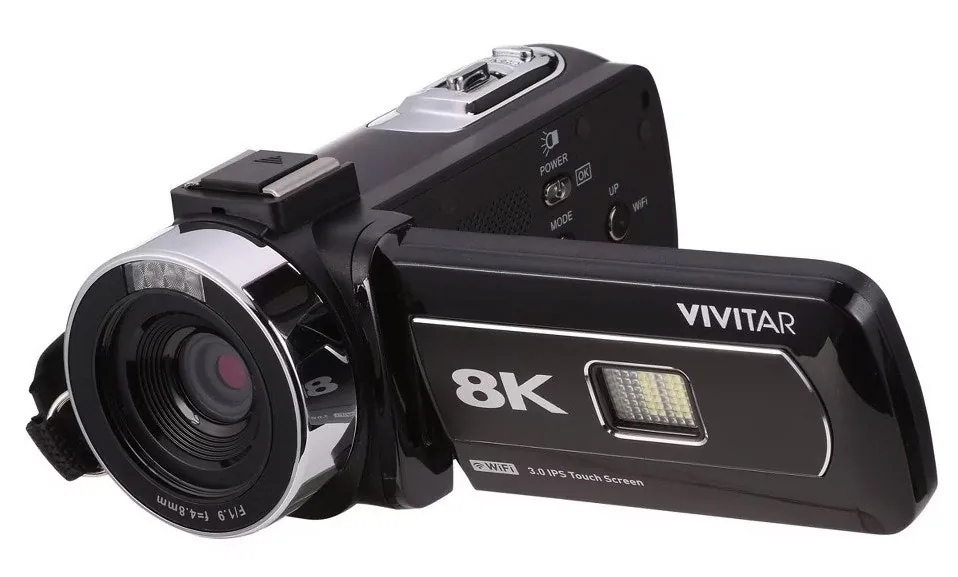 Open-Box Vivitar 8K 18x Zoom Camcorder
