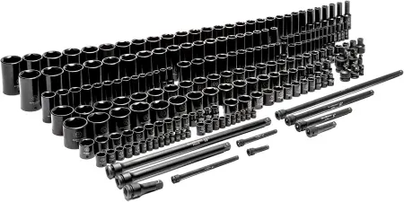 209-Piece GEARWRENCH SAE / Metric Std / Deep Master Impact Socket Set