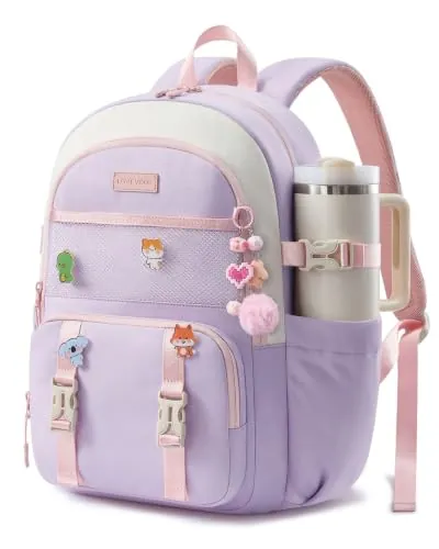 LOVEVOOK Cute School Backpack for Girls Ages 8-14