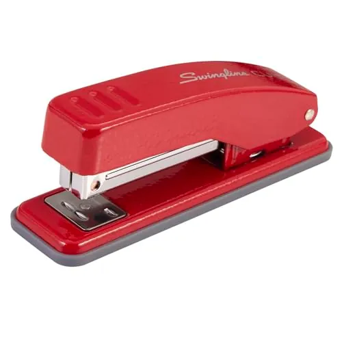 Swingline Cub Compact Metal Desktop Stapler (Red)
