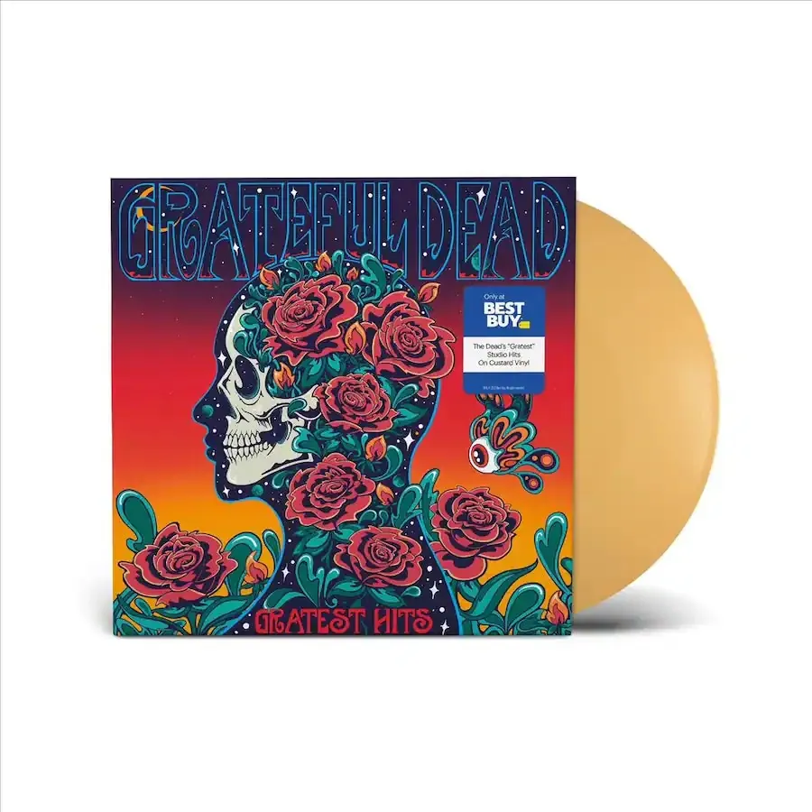 Grateful Dead Greatest Hits Custard Yellow Vinyl LP