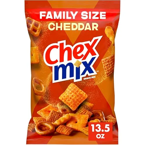 Chex Mix Cheddar Snack Mix, Family Size, 13.5 oz