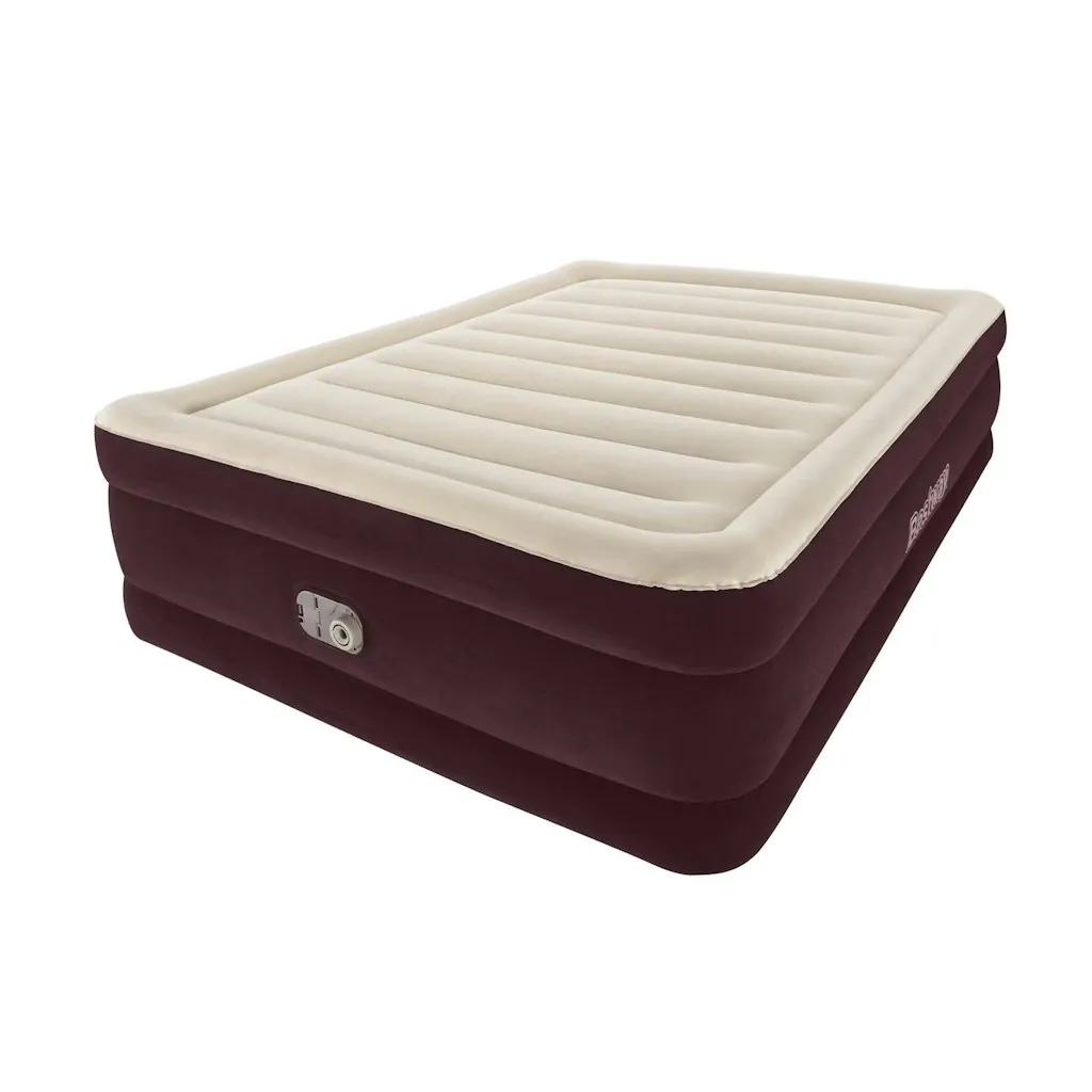 Bestway SleepSupport Premium Queen 20" Air Mattress w/ Built-In Pump