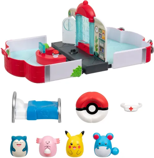 Squish-a-longs 8-Piece Pokémon Center Playset