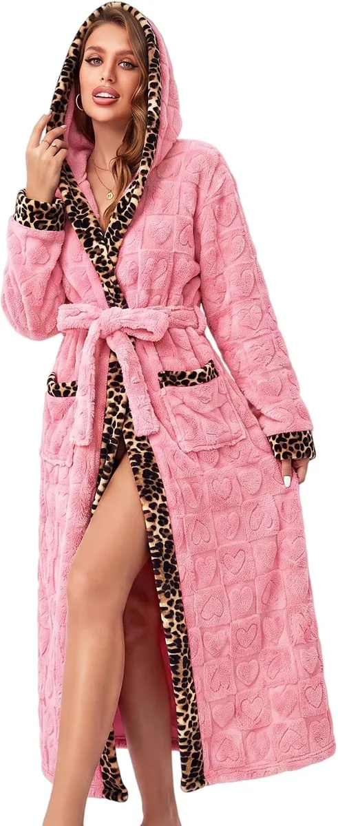 Women’s Patterned Bathrobe