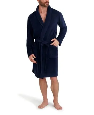 Hanes Men's Adjustable Plush Robe