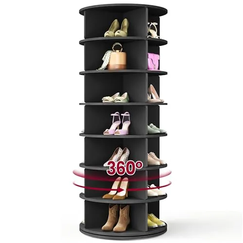 VASAGLE 7-Tier Rotating Shoe Rack Tower
