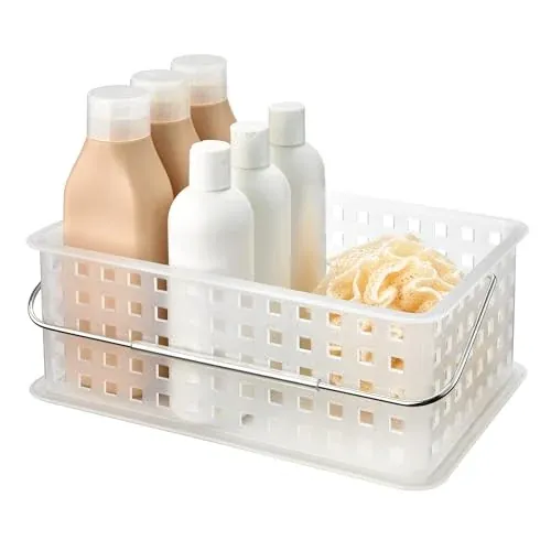 iDesign Portable Shower Caddy Basket with Handle