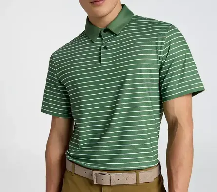 VRST Men's Pivot Stripe Golf Polo