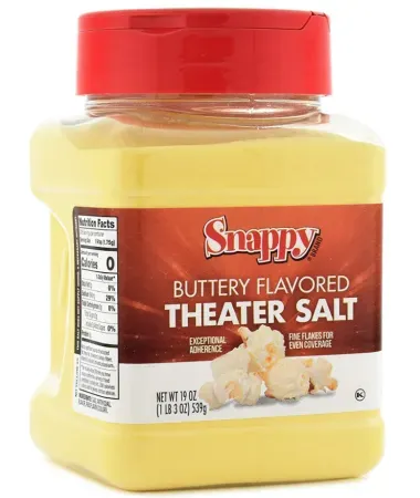 19oz Snappy Buttery Flavored Theater Popcorn Salt