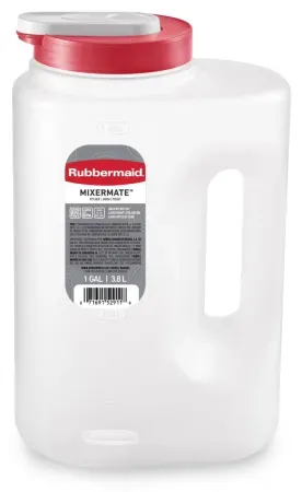 1-Gallon Rubbermaid Mixermate Leak-Resistant Pitcher