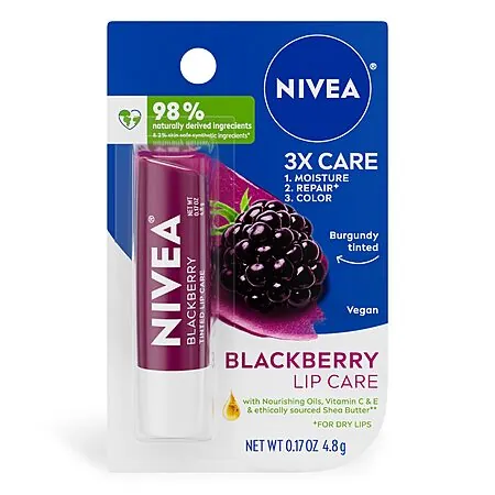 0.17-Oz NIVEA Blackberry Lip Care Balm