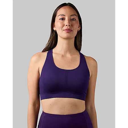 32 Degrees Women's Seamless Racerback Sports Bra (8 Colors)