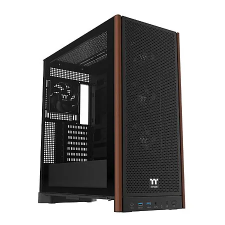Prime Members: Thermaltake S370 WS Wood Mid Tower ATX PC Case w/ & 4x120mm Fans