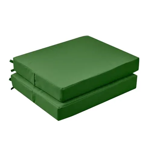 GUHER Waterproof Outdoor Chair Cushions Set of 2