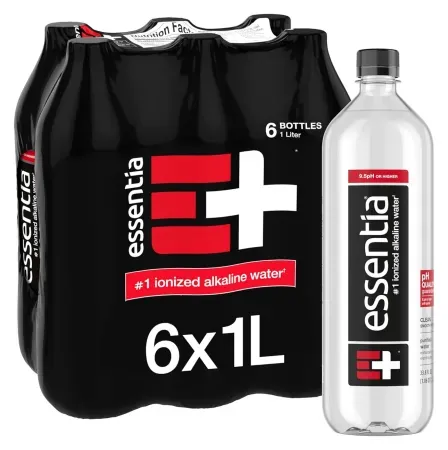 6-Pack Essentia 1L Alkaline Bottled Water