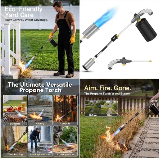 30" Koackl Propane Torch Ice and Weed Burner w/ Piezo Ignition