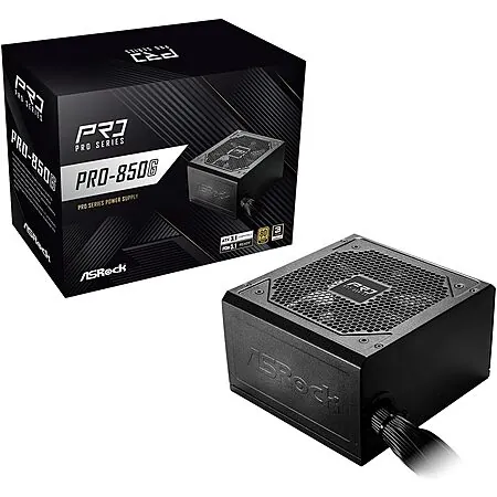 850W ASRock PRO-850G 80 Plus Gold ATX 3.1 Power Supply
