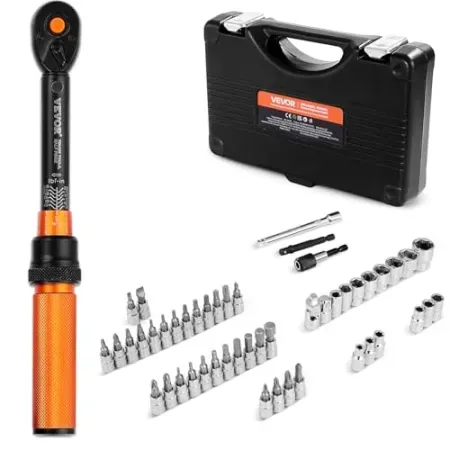 50pc VEVOR 1/4" Drive Electronic Torque Wrench