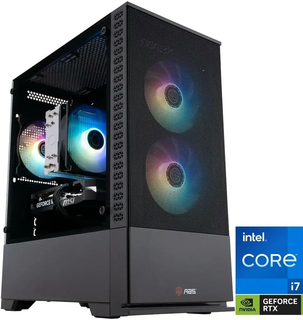 ABS Cyclone Aqua Core i7-14700F RTX 5060 Gaming Desktop