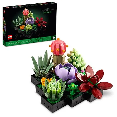 771-Pc LEGO Botanical Collection Succulents Building Set