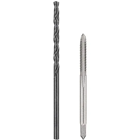 2-Pc DEWALT #36 Black Oxide Drill Bit & 6-32 NC Steel Tap Set