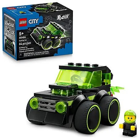 64-Pc LEGO City Rides Gaming Race Car Building Toy