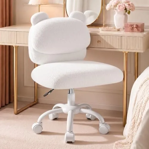 Marsail Vanity Chair with Wheels