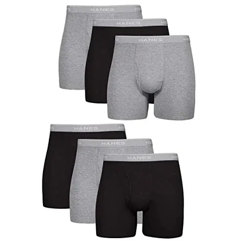 Hanes Breathable Boxer Briefs with ComfortFlex Waistband 5-Pack