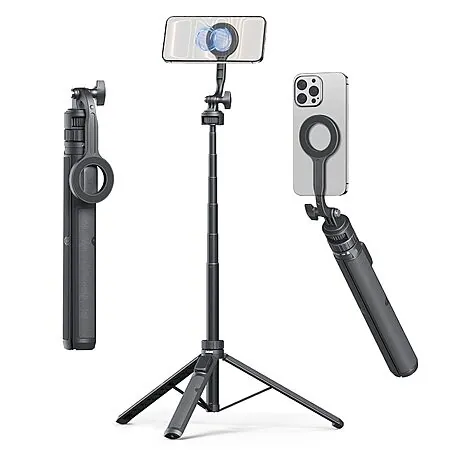 70" Jishane Magnetic Tripod Selfie Stick for MagSafe Iphones w/ Remote Control