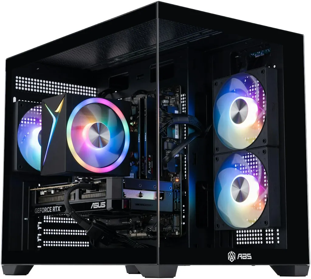ABS Flux II Aqua Core i7-14700F RTX 5070 Gaming Desktop PC