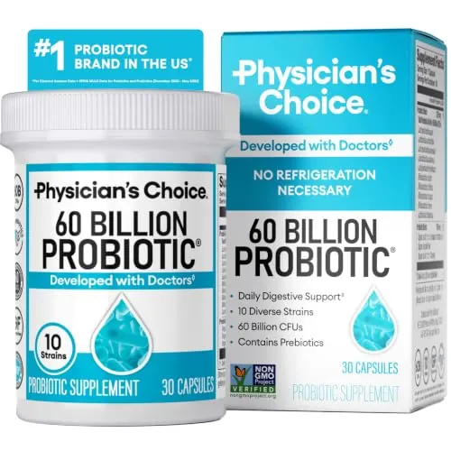 Physician's CHOICE Probiotics 60 Billion CFU 30 Count