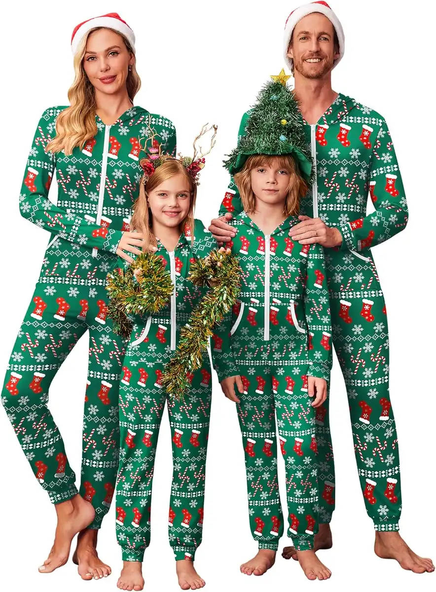Matching Family Christmas Onesie Pajamas