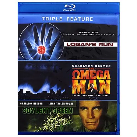 Sci-Fi: Triple Feature: Soylent Green, Logan's Run, Omega Man (Blu-ray)
