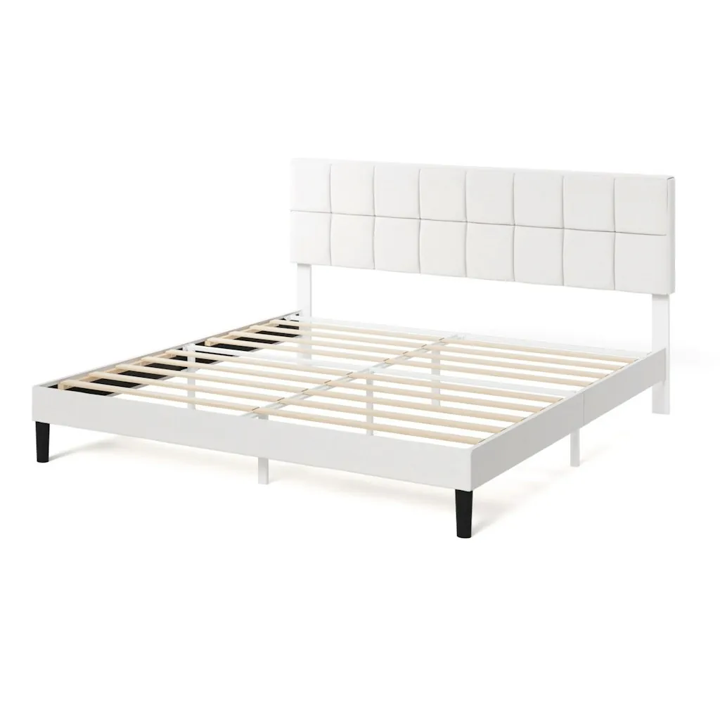 Latitude Run Suhavi Contemporary Modern Tufted Upholstered Platform Bed