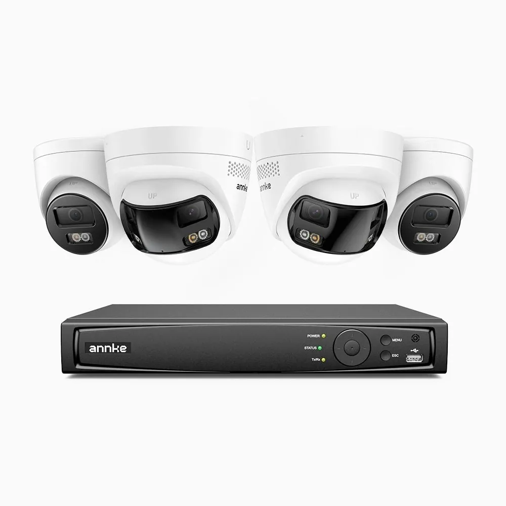 Annke 8-Channel 4K 4-Camera 2TB PoE Security System