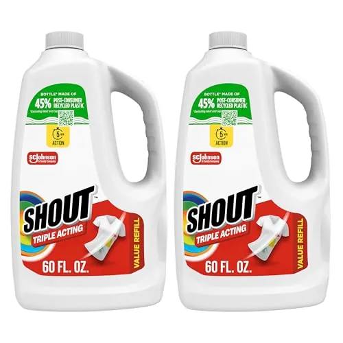 Shout Triple Acting Stain Remover Refill 60oz 2-Pack
