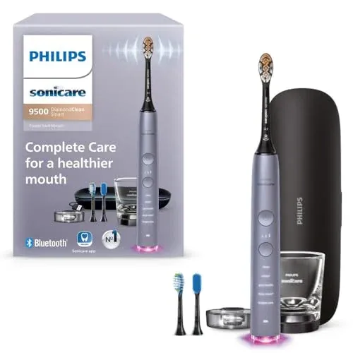 Philips Sonicare DiamondClean 9500 Electric Toothbrush 3 Brush Heads