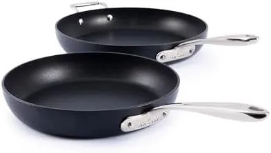 2-Pc All-Clad HA1 Expert Nonstick 10" + 12" Fry Pan Set