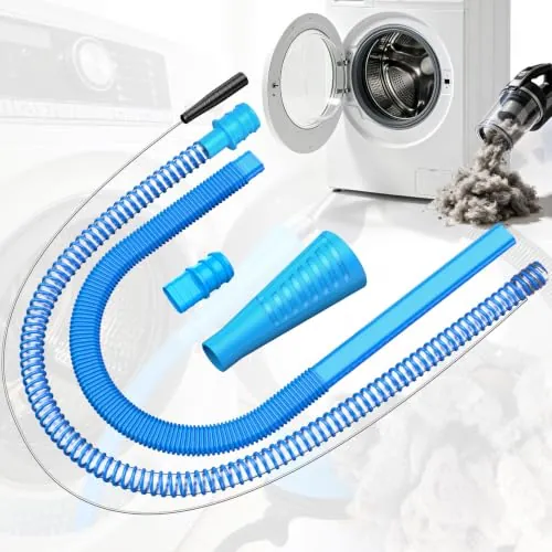 Sealegend 2-Piece Dryer Vent Lint Vacuum Attachment Hose Kit