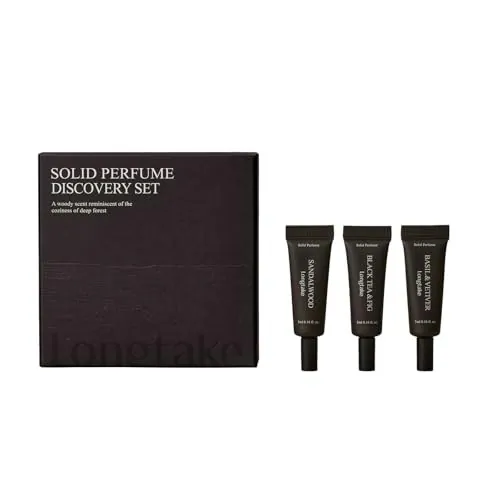 Longtake Solid Perfume Discovery Trio Kit 3-Pack