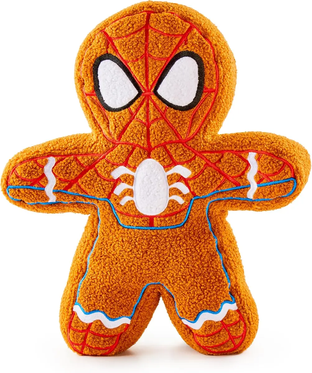 Disney Spider-Man Gingerbread Holiday Shaped 15″ Pillow