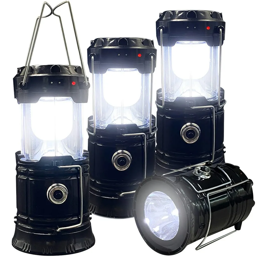 Collapsible Portable LED Camping Lantern 4-Pack