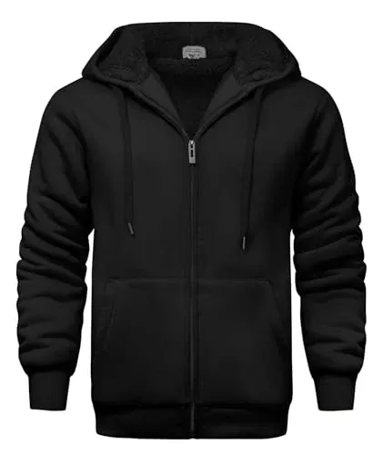 Black Zip Up Hoodies