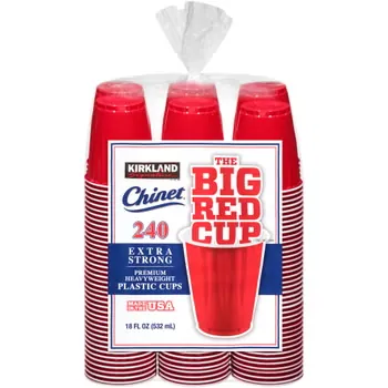 Kirkland Signature Red Cups 240-count