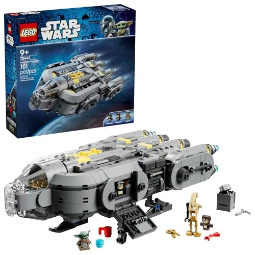 701-Piece LEGO Star Wars: The Mandalorian and Grogu Anzellan Starship