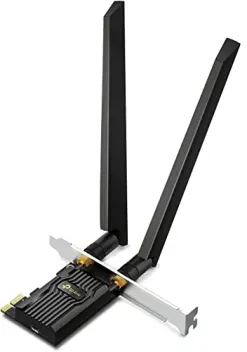 TP-Link WiFi 6E Tri Band Intel AX210 AXE5400 PCIe WiFi Card