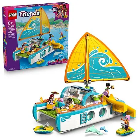 685-Pc LEGO Friends Travel Boat Adventure Building Kit