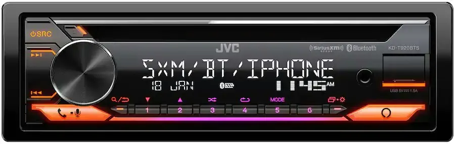 JVC Bluetooth CD Receiver w/ Alexa Built-In