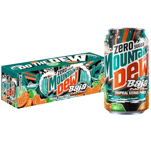 Mountain Dew Baja Cabo Citrus Zero Sugar 12-Packs
